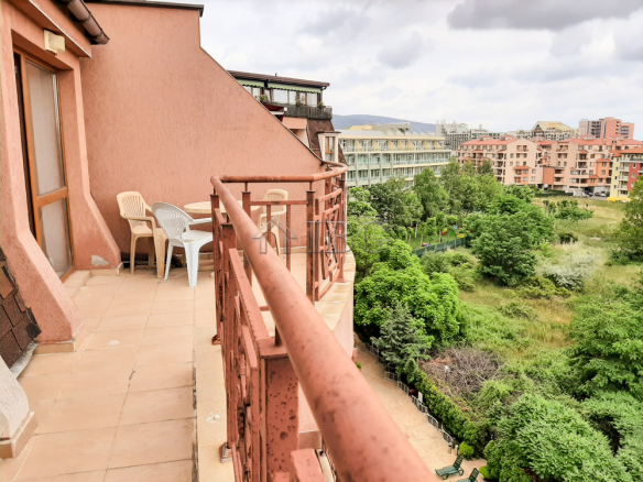 Pool view apartment with 2 bedrooms in Pacific 3, Sunny Beach