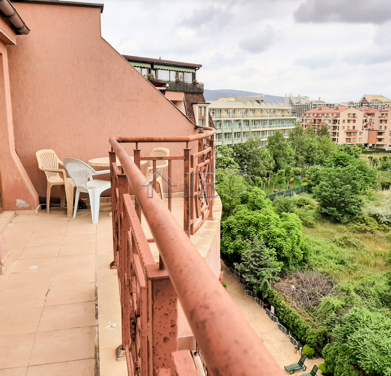 Pool view apartment with 2 bedrooms in Pacific 3, Sunny Beach