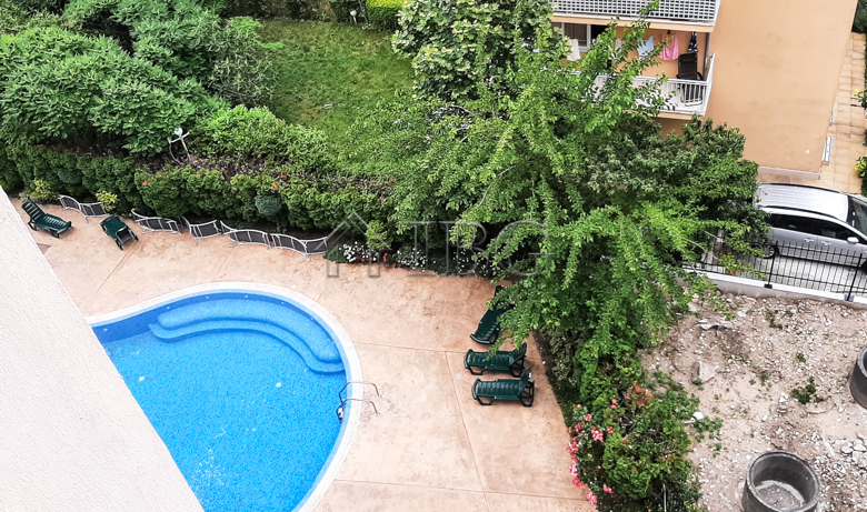 Pool view apartment with 2 bedrooms in Pacific 3, Sunny Beach