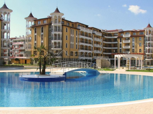 Furnished Studio with balcony in Royal Sun, Sunny Beach