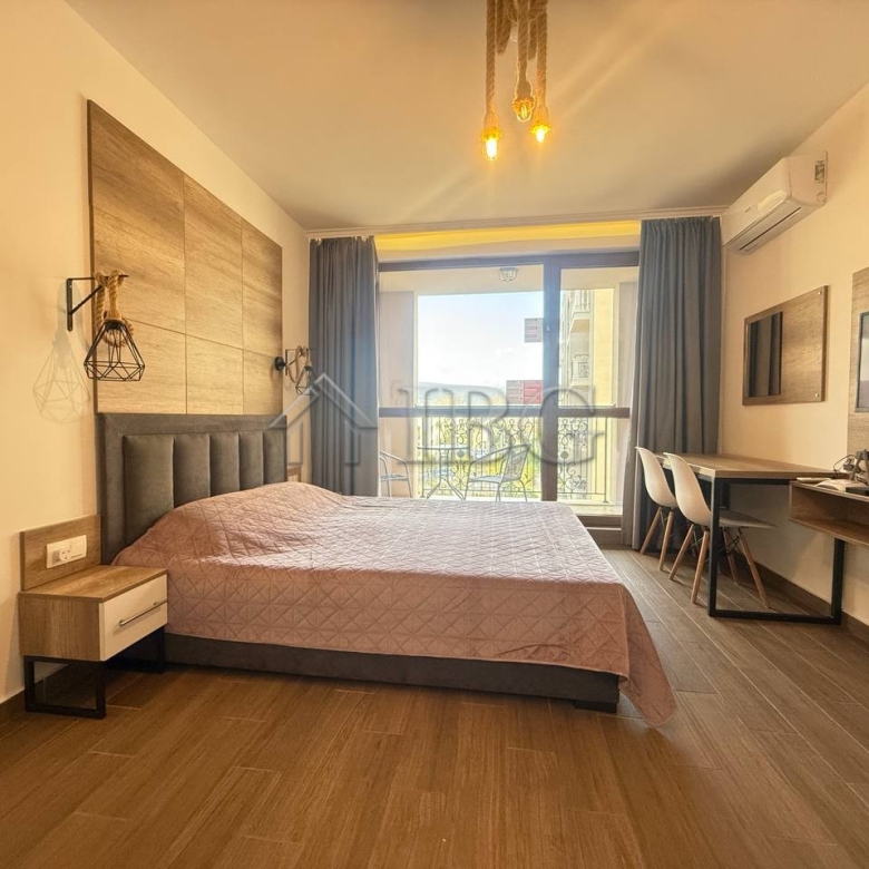 Furnished Studio with Balcony for Sale | Cascadas Family Resort, Sunny Beach