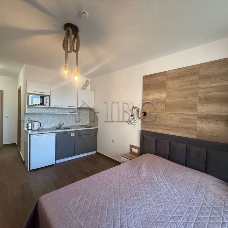 Furnished Studio with Balcony for Sale | Cascadas Family Resort, Sunny Beach