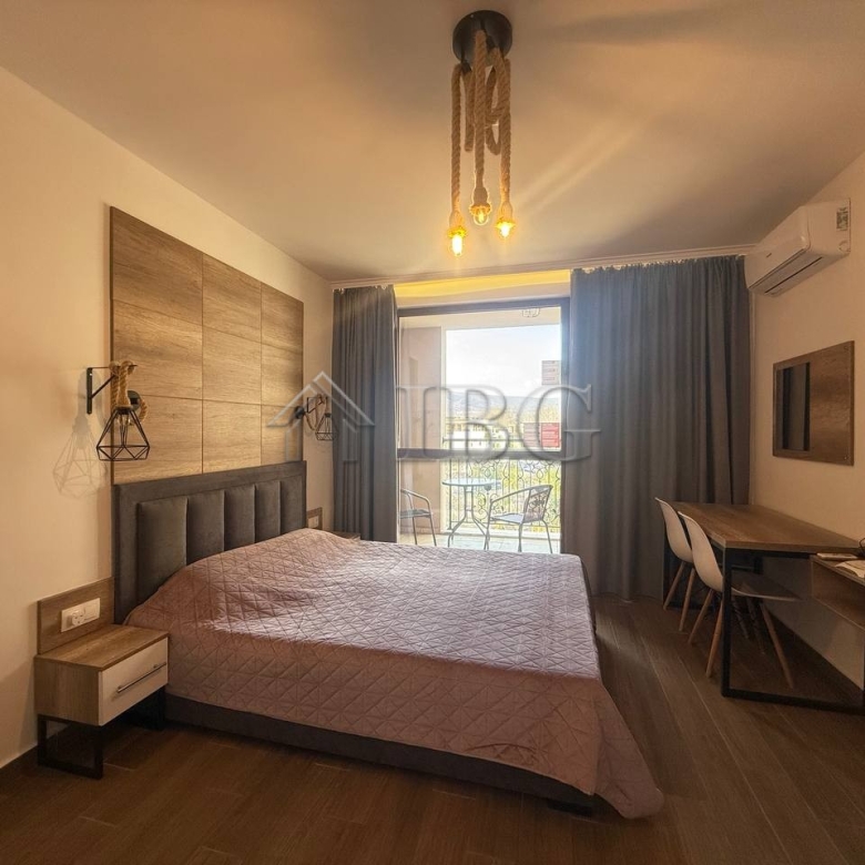 Furnished Studio with Balcony for Sale | Cascadas Family Resort, Sunny Beach