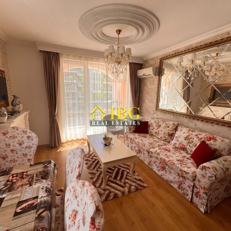 Luxury 2-bedroom, 2 bathroom apartment with pool view in Sweet Homes 5, Sunny Beach