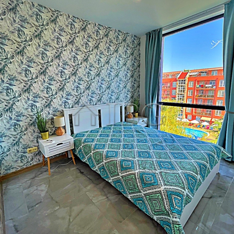 Excellent 2-bedroom, 2-bathroom apartment with pool view | Rainbow 3, Sunny Beach
