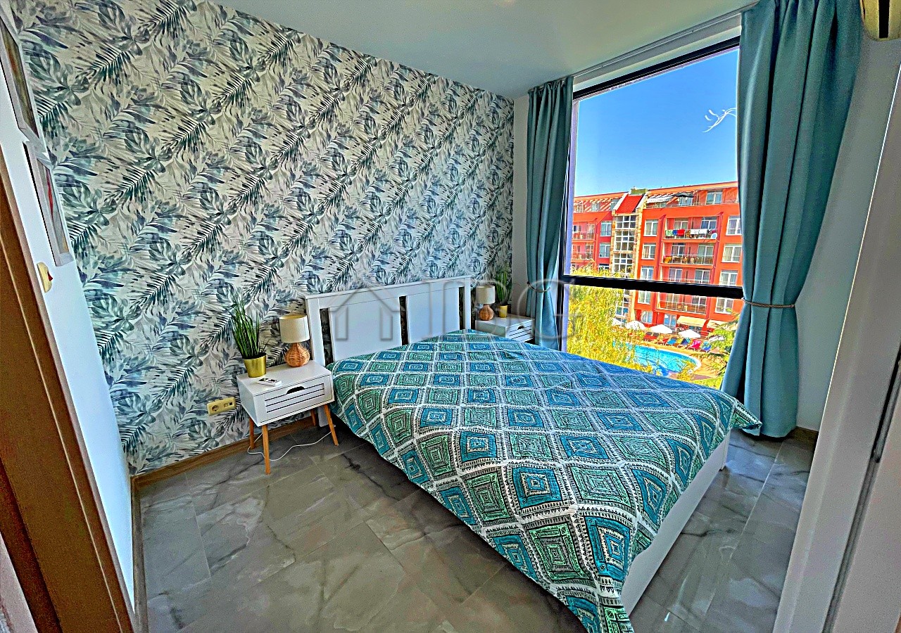 Excellent 2-bedroom, 2-bathroom apartment with pool view | Rainbow 3, Sunny Beach