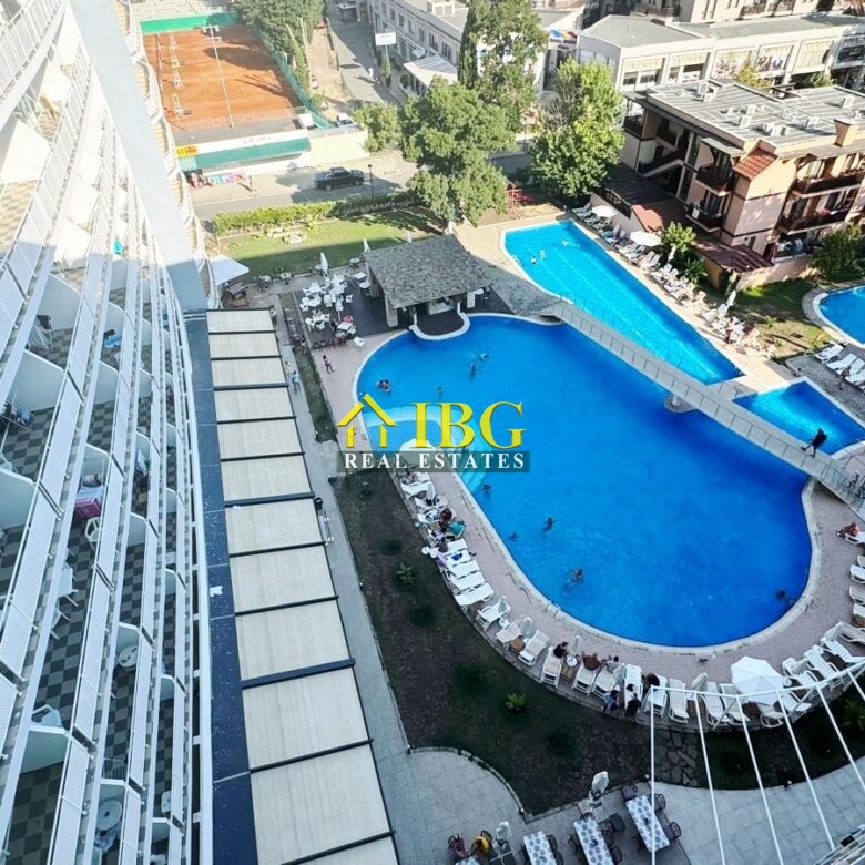 Spacious 1-Bedroom Apartment with Pool & Sea View | Grand Hotel Nirvana, Sunny Beach