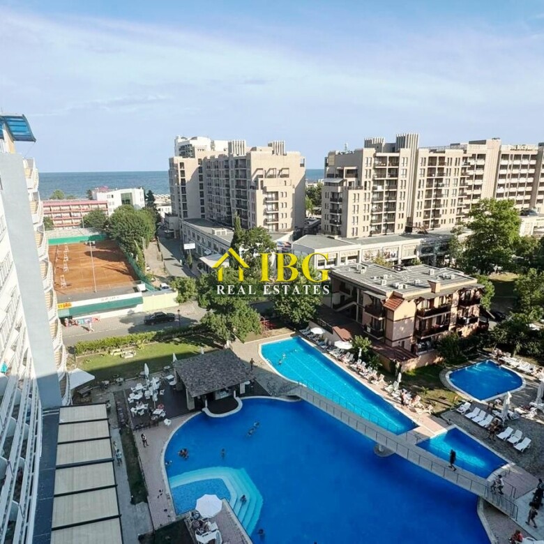 Spacious 1-Bedroom Apartment with Pool & Sea View | Grand Hotel Nirvana, Sunny Beach