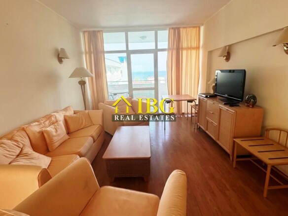 Spacious 1-Bedroom Apartment with Pool & Sea View | Grand Hotel Nirvana, Sunny Beach