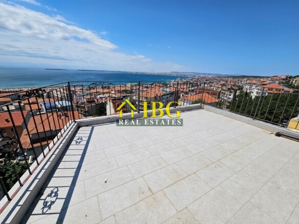 Penthouse with Panoramic Sea View – 2-Bedroom Apartment, Sveti Vlas