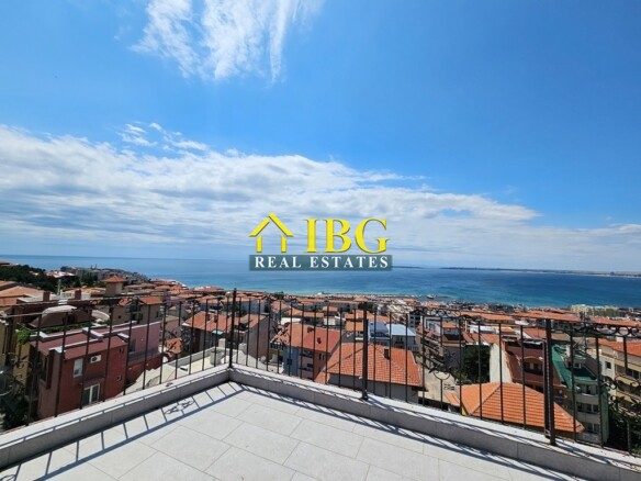 Penthouse with Panoramic Sea View – 2-Bedroom Apartment, Sveti Vlas