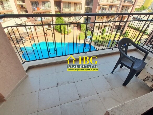 Renovated One-Bedroom Apartment with Pool View in Sea Grace Complex, Sunny Beach