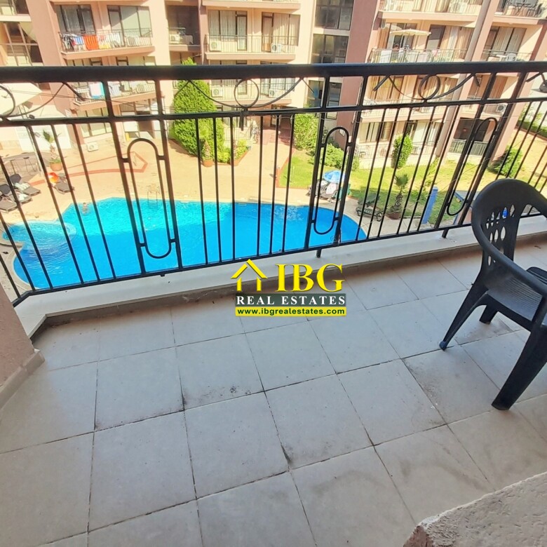 Renovated One-Bedroom Apartment with Pool View in Sea Grace Complex, Sunny Beach