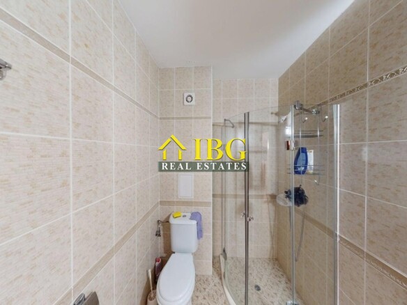 Studio with balcony and exit to the green yard in Royal Dreams, Sunny Beach
