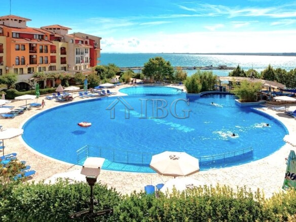 Big 53 sq. m. Studio with Balcony | Marina Cape, Aheloy – First Line to the Beach