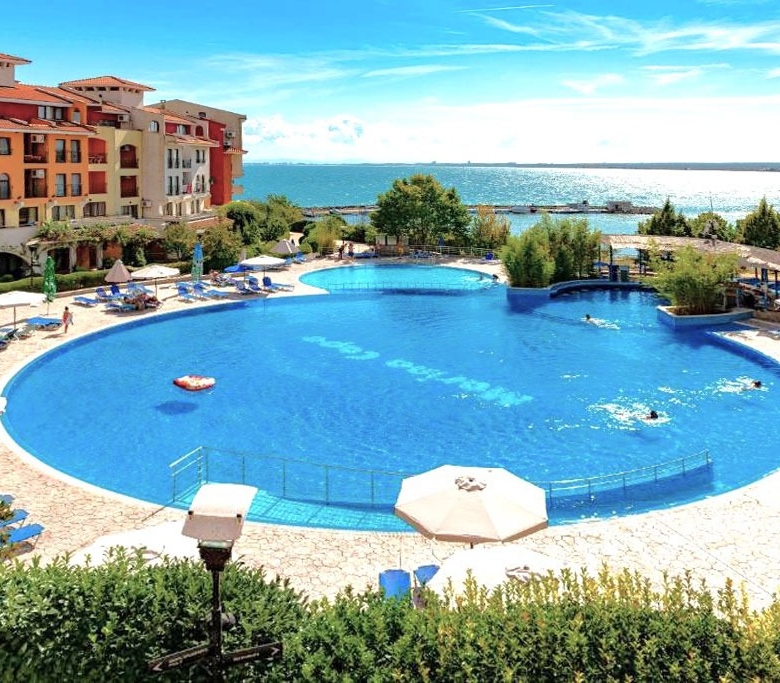Big 53 sq. m. Studio with Balcony | Marina Cape, Aheloy – First Line to the Beach
