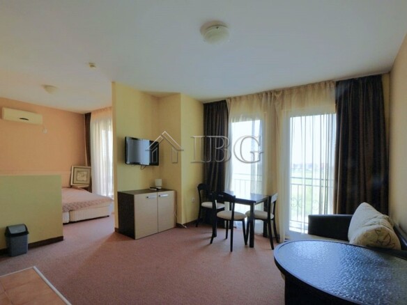 Big 53 sq. m. Studio with Balcony | Marina Cape, Aheloy – First Line to the Beach