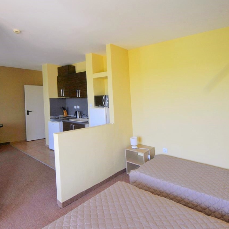 Big 53 sq. m. Studio with Balcony | Marina Cape, Aheloy – First Line to the Beach