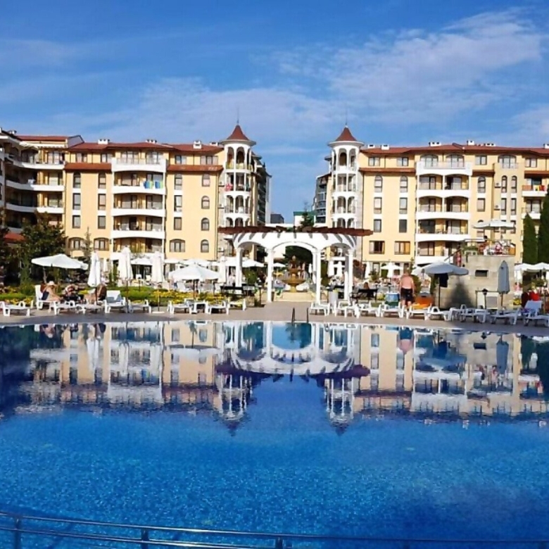 Spacious Furnished Studio with Terrace | Royal Sun, Sunny Beach
