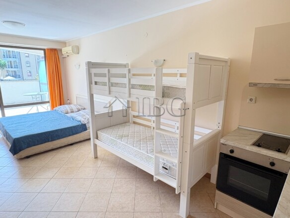 Spacious Studio with Pool View | Royal Sun, Sunny Beach