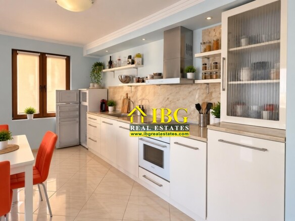 Spacious 3-Bedroom Apartment with Sea View – No Maintenance Fee | Only 100 m from the Beach, Ravda