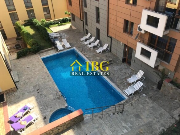 Ready to move in! Studio with Balcony in Sea Breeze, Sveti Vlas, 150 m. to the sea