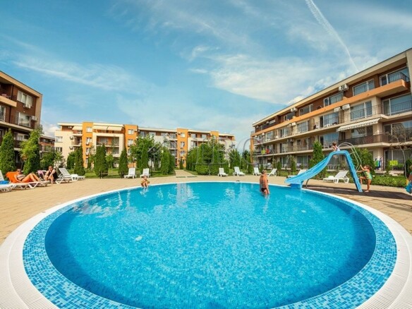 Furnished Studio with Balcony in Nessebar Fort Club, Sunny Beach