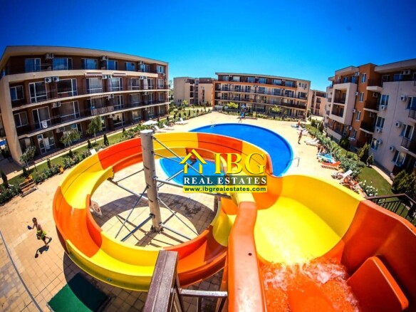 Ground floor Studio with Balcony in Holiday Fort Noks, Sunny Beach