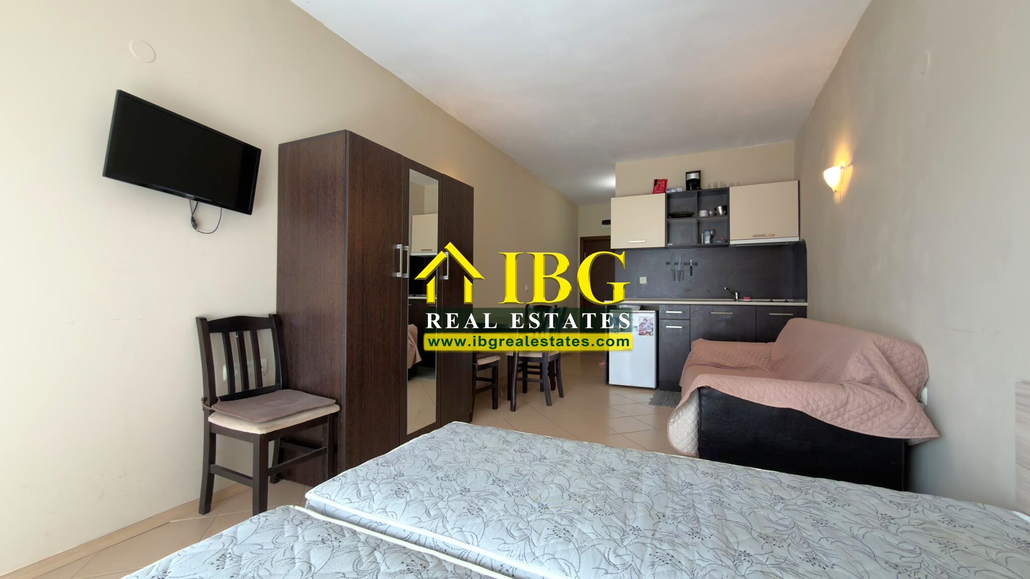 Furnished Studio with Pool View | Sunset Beach 3, Sunny Beach