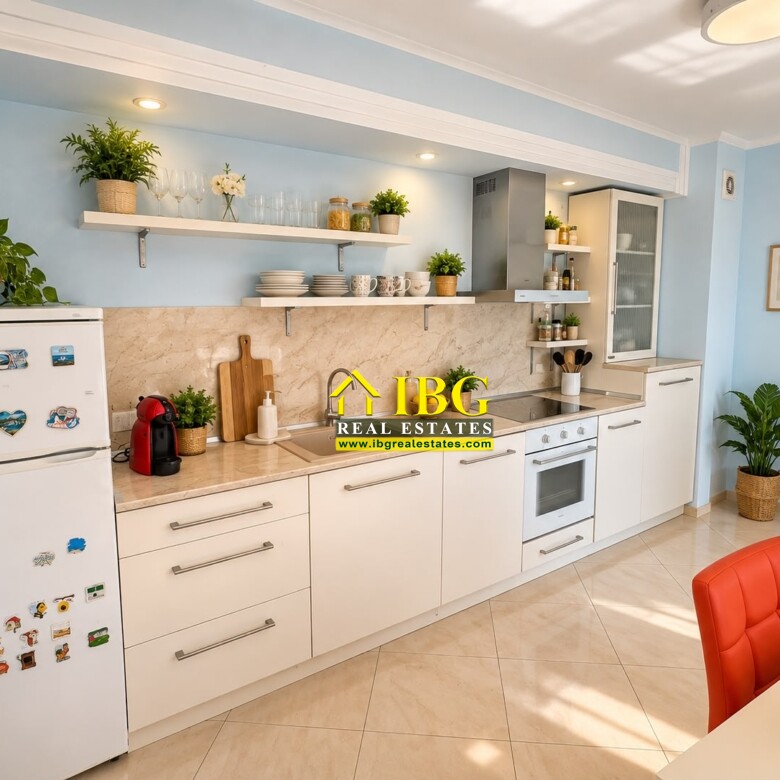 Spacious 3-Bedroom Apartment with Sea View – No Maintenance Fee | Only 100 m from the Beach, Ravda