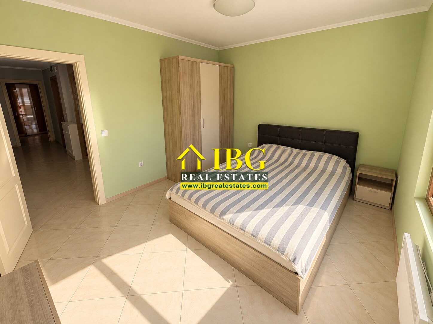 Spacious 3-Bedroom Apartment with Sea View – No Maintenance Fee | Only 100 m from the Beach, Ravda