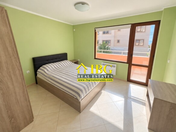 Spacious 3-Bedroom Apartment with Sea View – No Maintenance Fee | Only 100 m from the Beach, Ravda