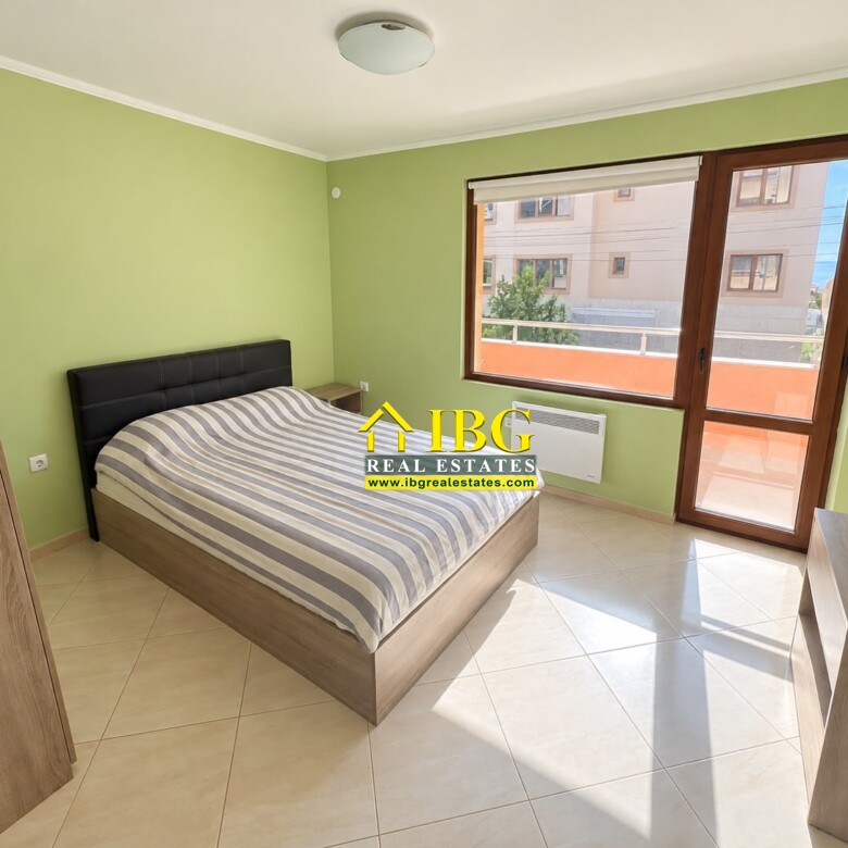 Spacious 3-Bedroom Apartment with Sea View – No Maintenance Fee | Only 100 m from the Beach, Ravda