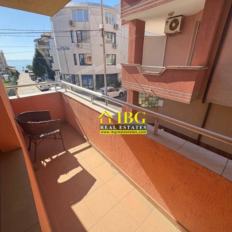 Spacious 3-Bedroom Apartment with Sea View – No Maintenance Fee | Only 100 m from the Beach, Ravda