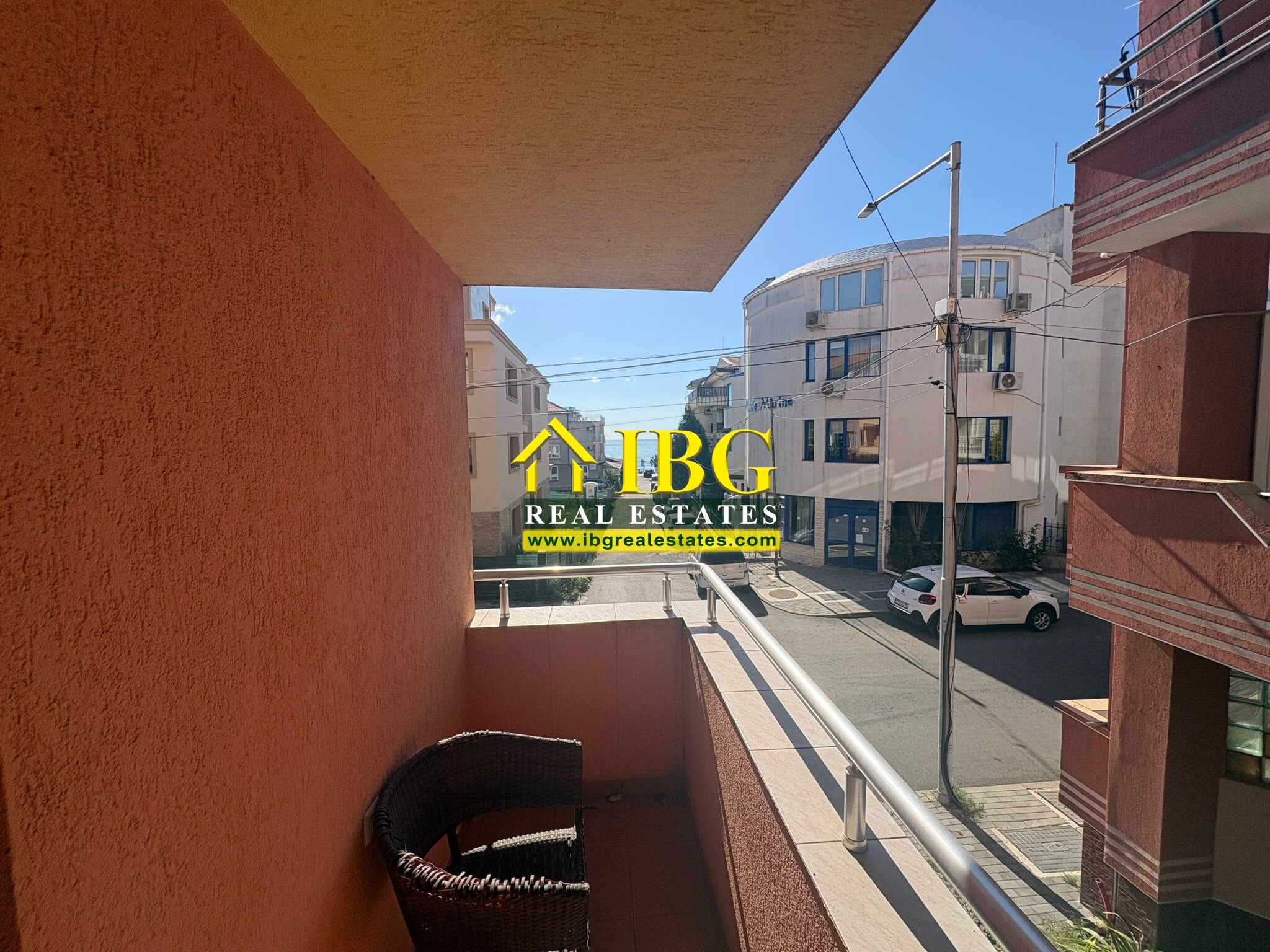 Spacious 3-Bedroom Apartment with Sea View – No Maintenance Fee | Only 100 m from the Beach, Ravda