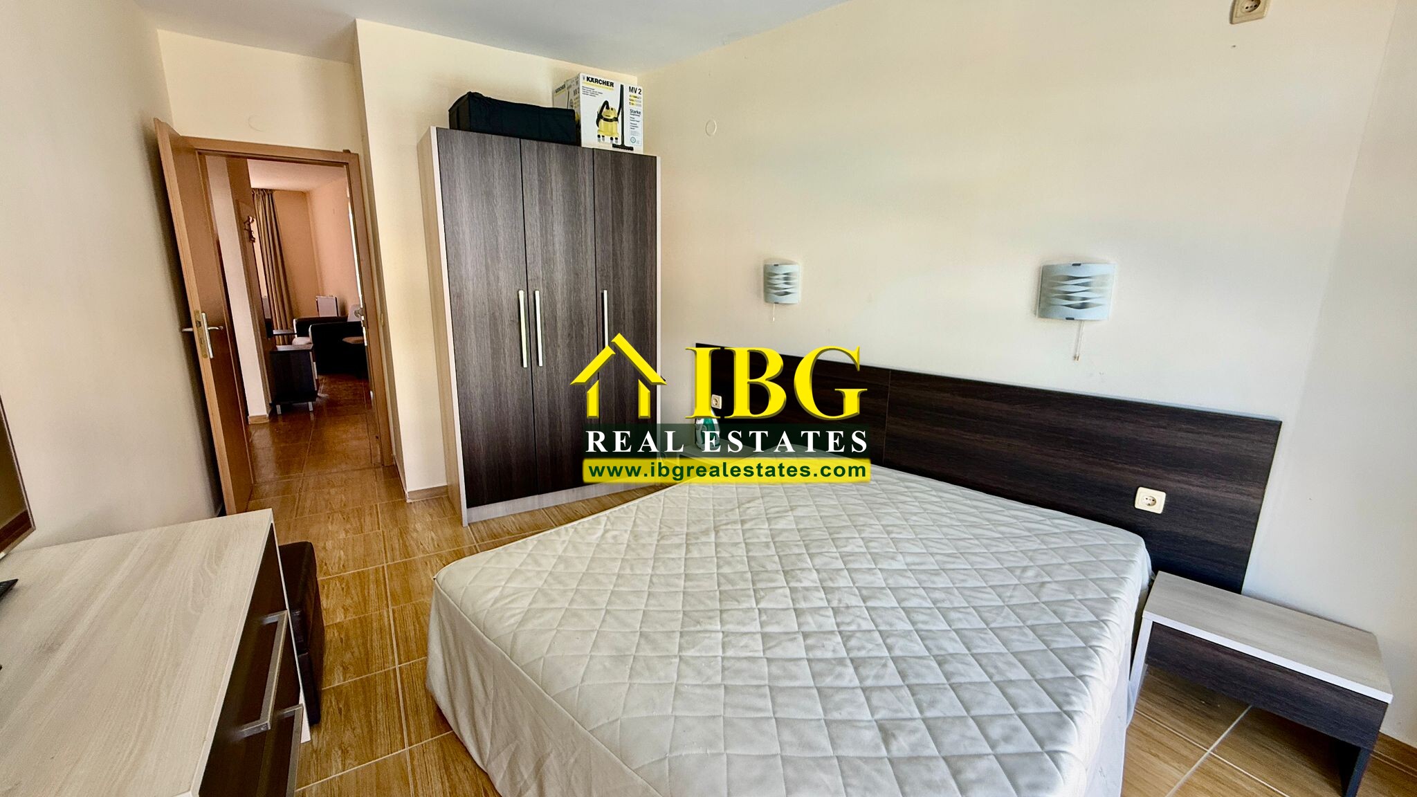 Spacious apartment with 2 Bedrooms, 2 Bathrooms, partial sea and pool views in Paradise Dreams, Sveti Vlas