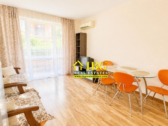 Ready to move in! Studio with Balcony in Sea Breeze, Sveti Vlas, 150 m. to the sea