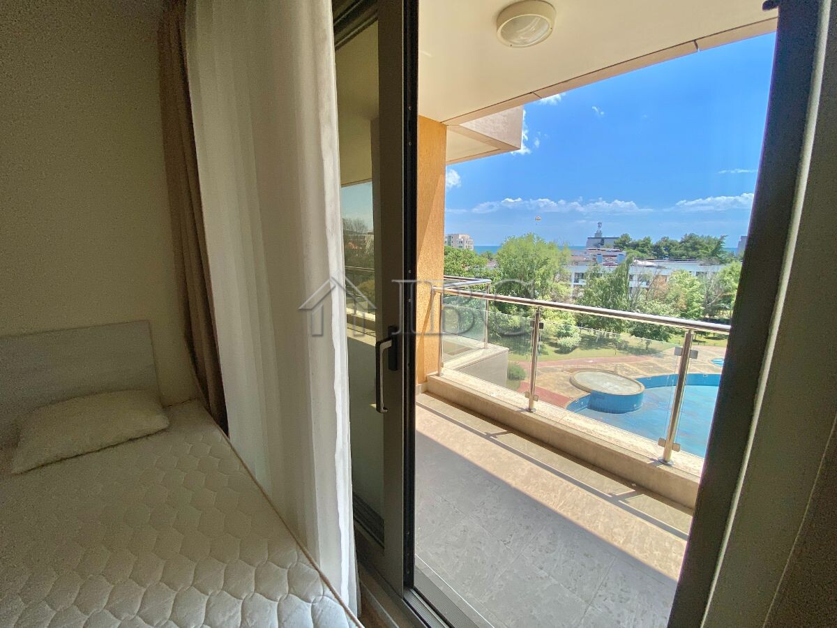 2-Bedroom Apartment with Sea and Pool views in Peter House Complex, Sunny Beach