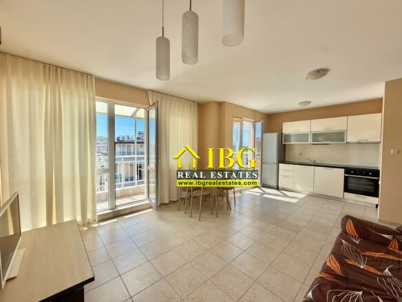 1-Bedroom Apartment with Sea & Street View | Amelia Garden, Ravda