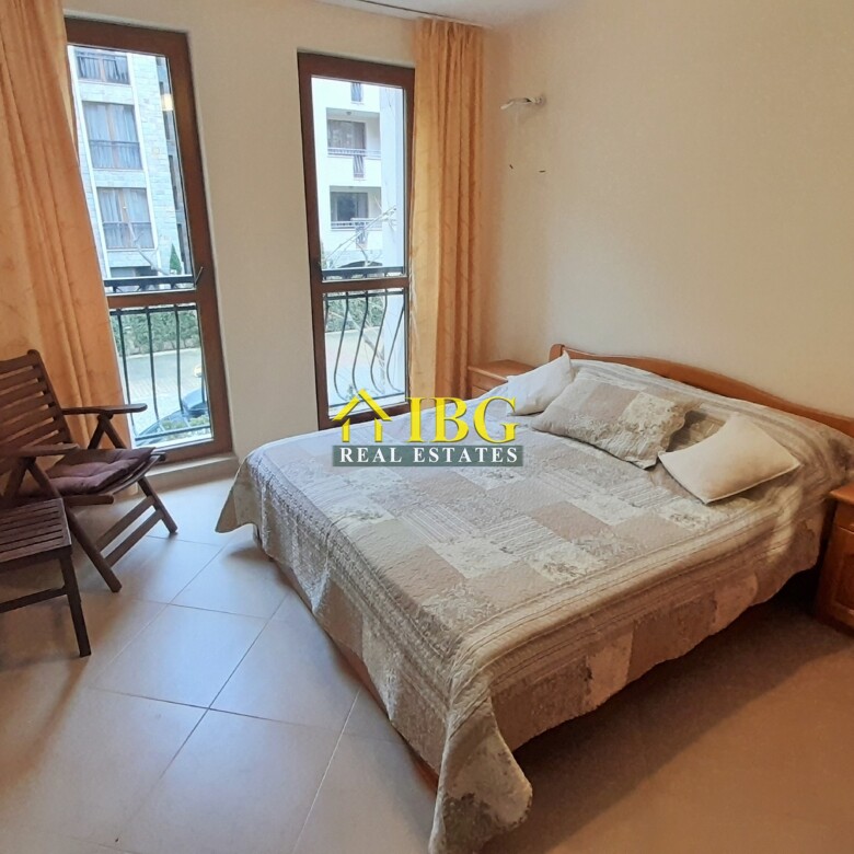 Furnished 1-Bedroom Apartment in Cascadas 4, Sunny Beach