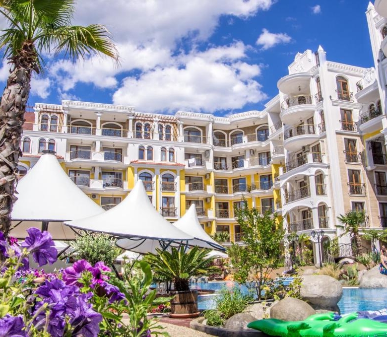 Ground floor 2-Bedroom, 2-Bathroom Apartment in Harmony Suites Monte Carlo | Sunny Beach