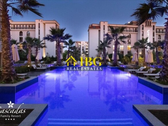 Furnished 1-Bedroom Apartment in Cascadas 4, Sunny Beach