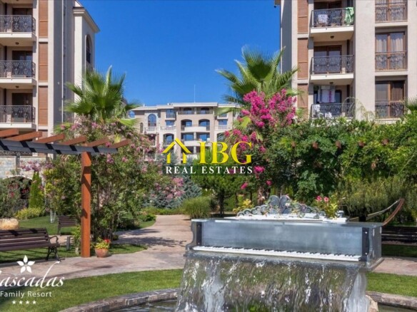 Furnished 1-Bedroom Apartment in Cascadas 4, Sunny Beach