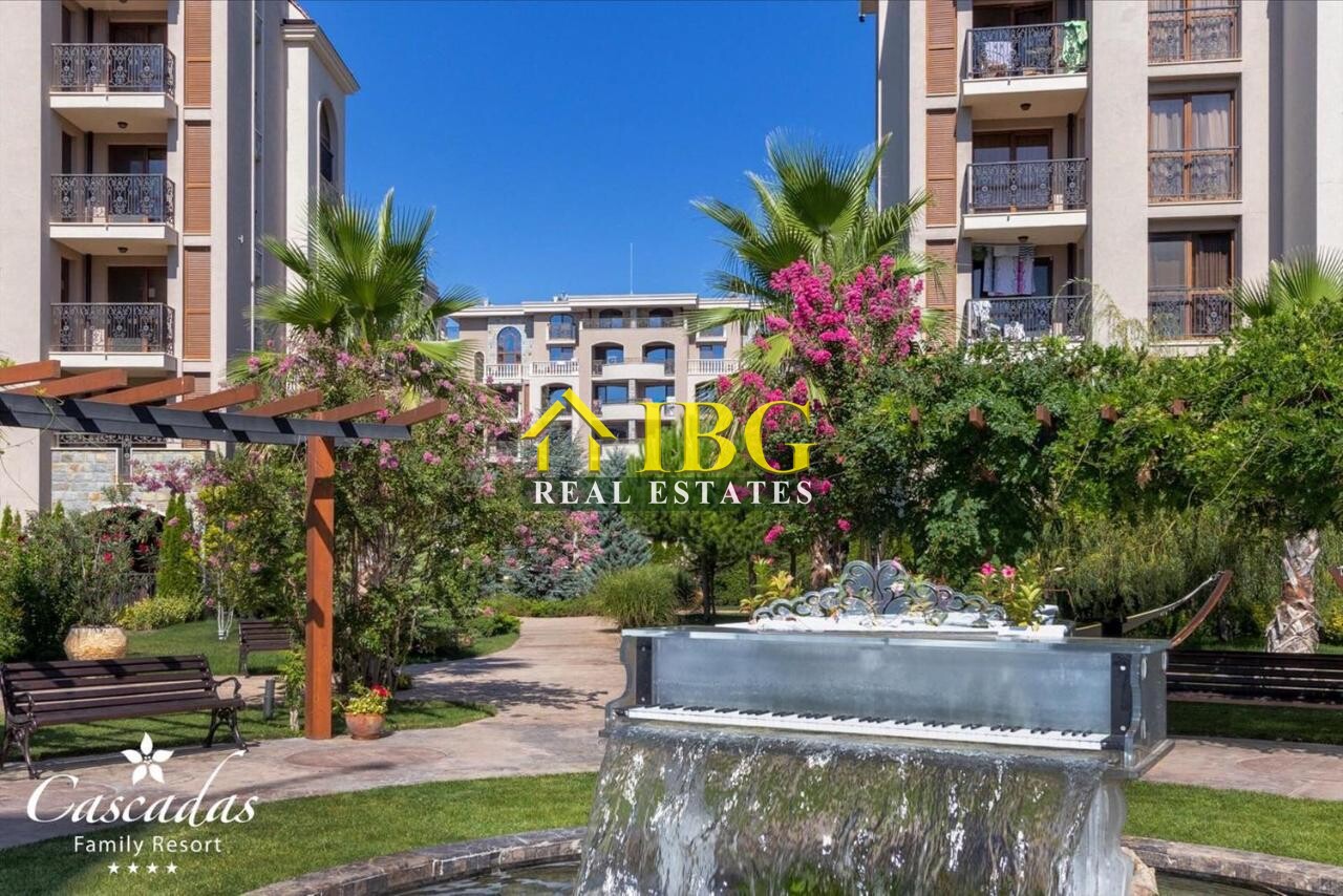 Furnished 1-Bedroom Apartment in Cascadas 4, Sunny Beach