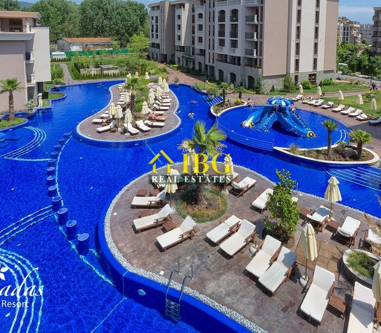 Furnished 1-Bedroom Apartment in Cascadas 4, Sunny Beach