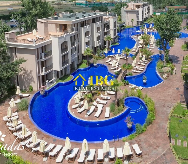 Furnished 1-Bedroom Apartment in Cascadas 4, Sunny Beach