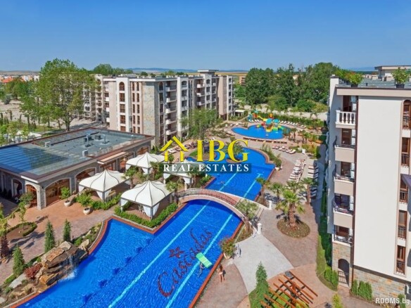 Furnished 1-Bedroom Apartment in Cascadas 4, Sunny Beach