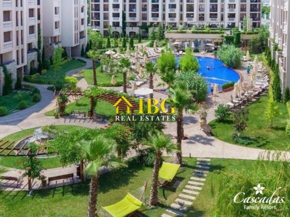 Furnished 1-Bedroom Apartment in Cascadas 4, Sunny Beach