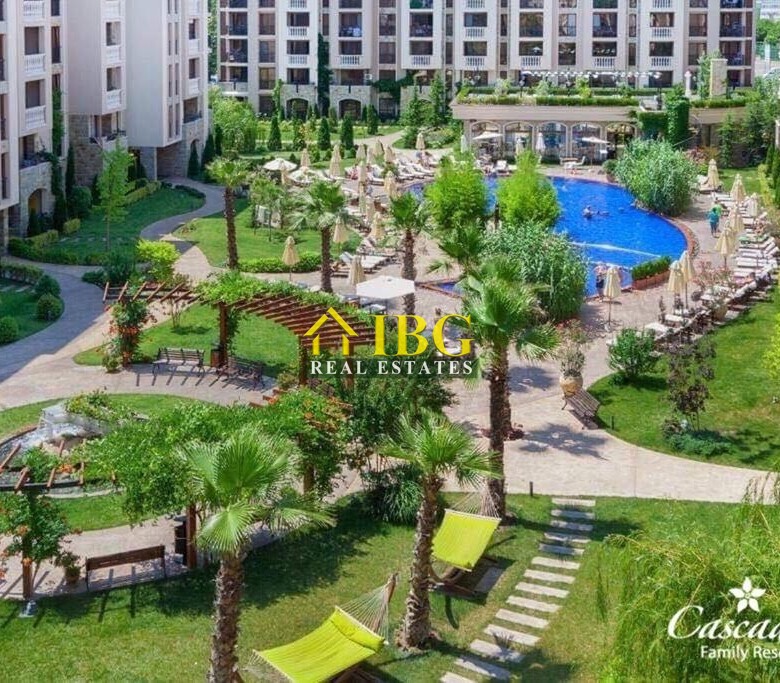 Furnished 1-Bedroom Apartment in Cascadas 4, Sunny Beach