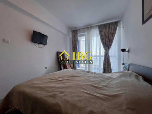 Furnished 1-Bedroom Apartment with Sea View | Blue Bay Palace, Pomorie